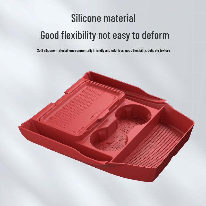 Zeekr 8X Center Console Storage Box: Fits 26 Models, Multifunctional Glasses & Accessories Organizer.