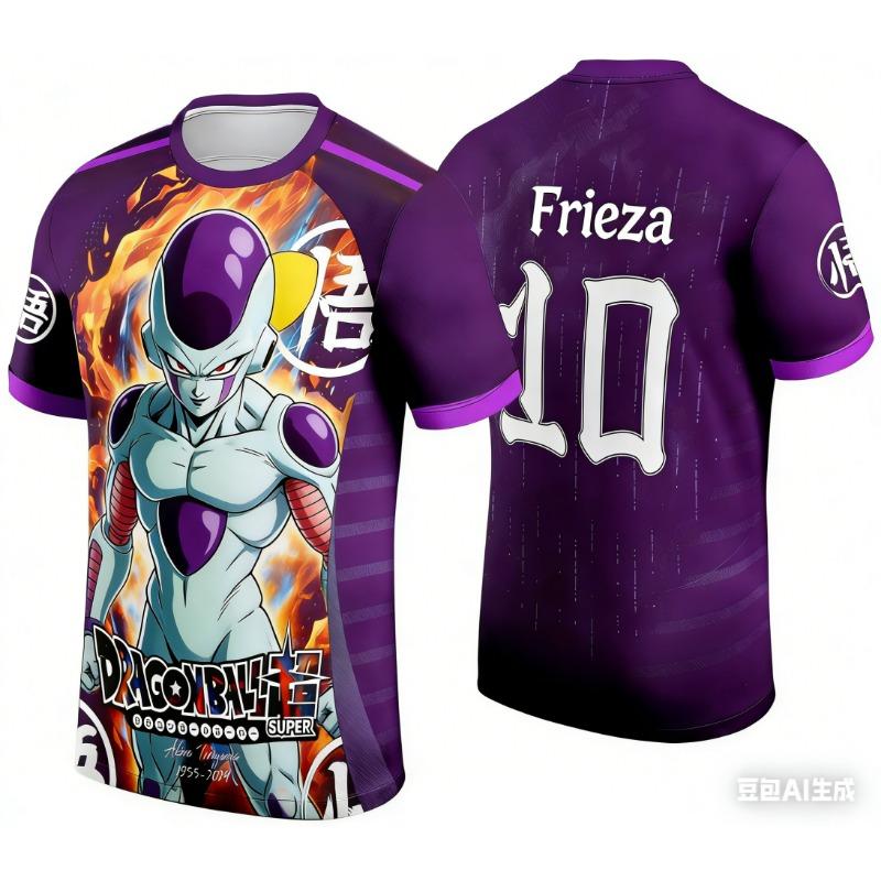 2026 Summer Dragon Ball Retro Fitness T-shirt Men's Oversized 3D Printed Short-sleeved Family Unisex