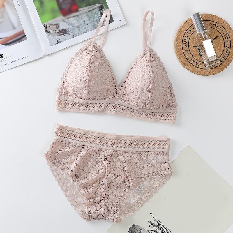 

Дамский бюстгальтер на косточках, кружевной костюм с красивой спиной, нижнее белье One Size