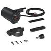 Auto Car Charger Quick USB Port Cigarette-Lighter Laptop Charger Portable Adapter with Switch Power Port Outlet Converter Combo-car Charger