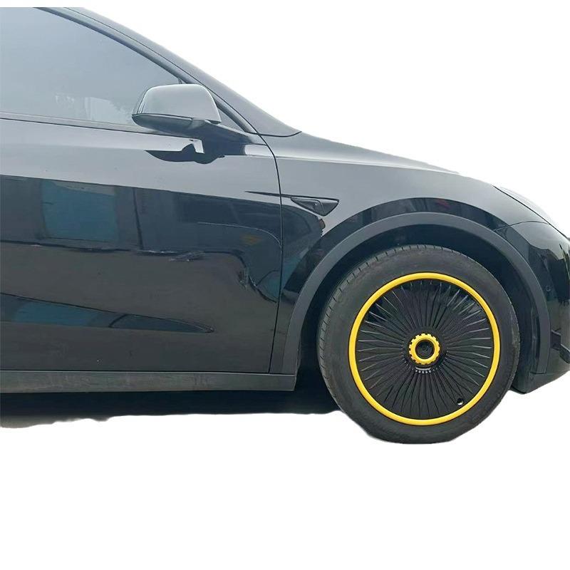 Tesla Model Y 19-Inch Wheel Hub Protectors: Anti-Scratch, Anti-Rub, Wear-Resistant Covers