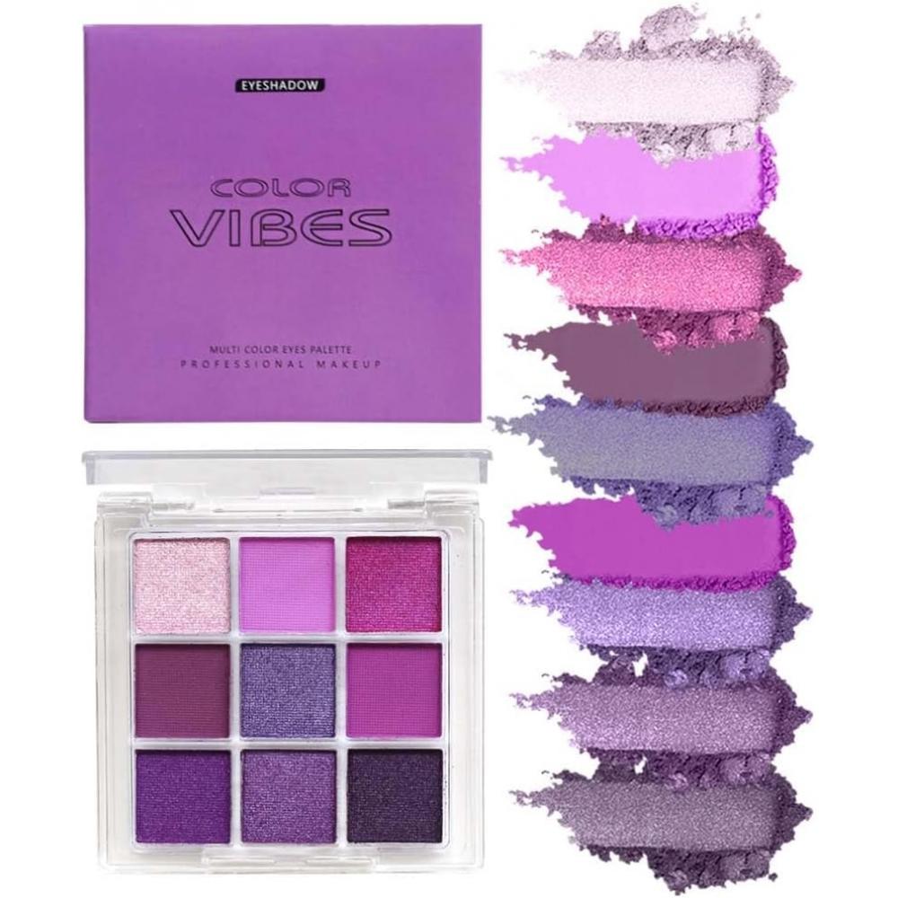 Unyoke Mini 9 Cool Shade Eyeshadow Palette 01 Purple