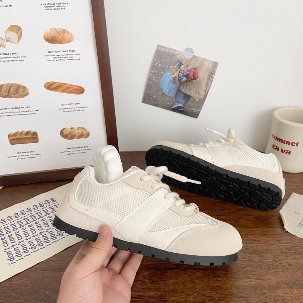 Pink Double Net Gump Training Shoes Female Ugly Cute Summer New Chic Niche Design Board Shoes Ballet