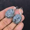 Shungite rough earrings gemstone earring 925 sterling silver earring antique vintage earring handmade jewelry dangle earrings gifts for her