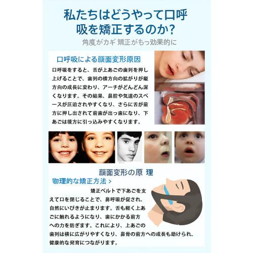 Anti-Snoring Aid, Prevents Mouth Breathing, Prevents Dryness & Reduces Snoring, Odorless, Breathable, Skin-Friendly, Adjustable Size, Unisex (Black)