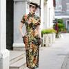 Mulberry silk cheongsam 1011 new summer new Chinese style retro Chinese style elegant slim silk cheongsam dress