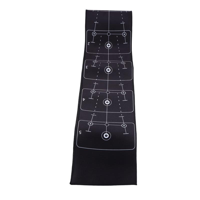 Golf Putting Mat Golf Training Pad For Swing Detection Batting Ball Trace Directional Mat Swing Path Pads Swing Practice Pads