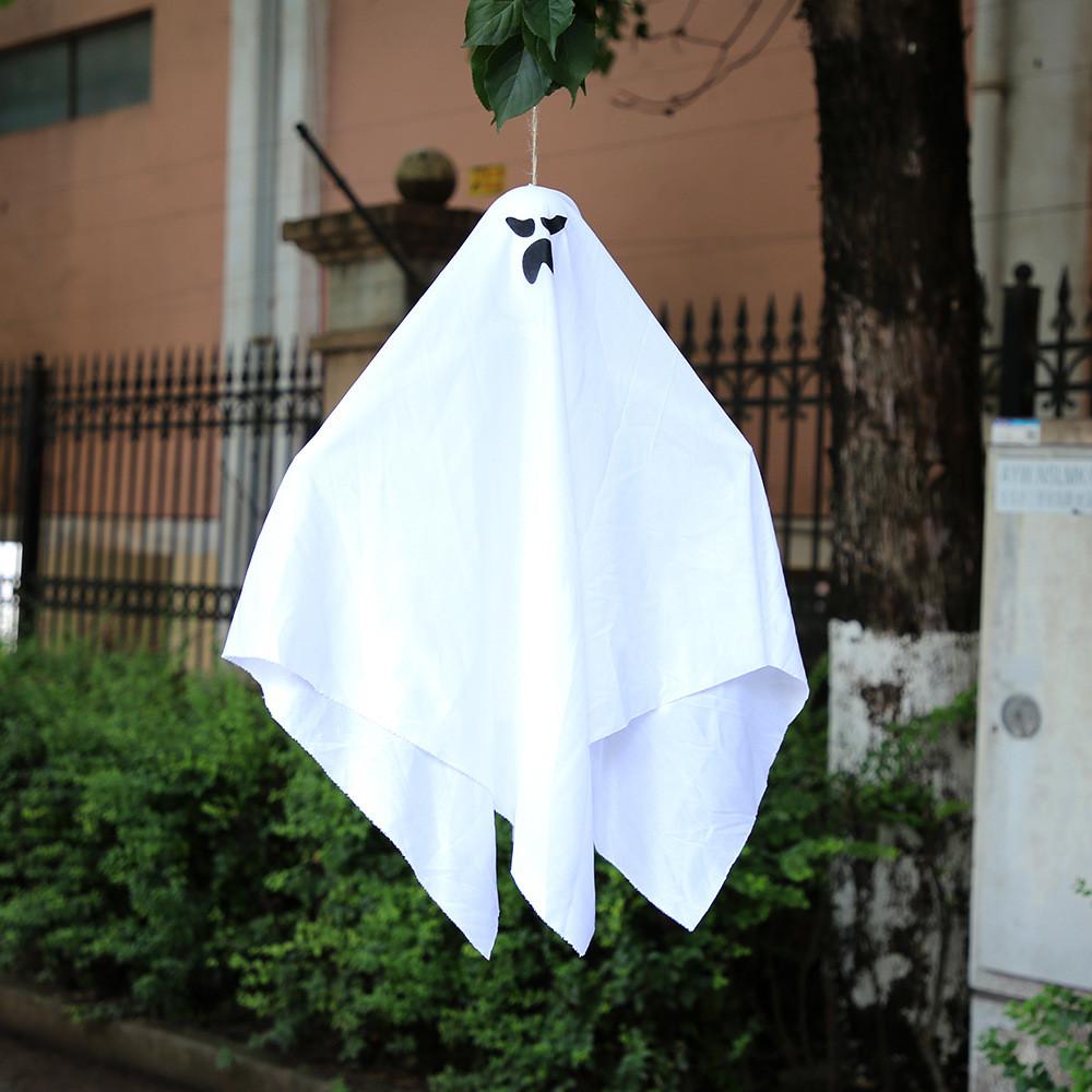 Fabric Creative Ghost Hanging Ornaments For Halloween Haunted House Party Decoration