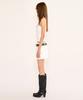 Panyoung Damaged Mini Skirt White
