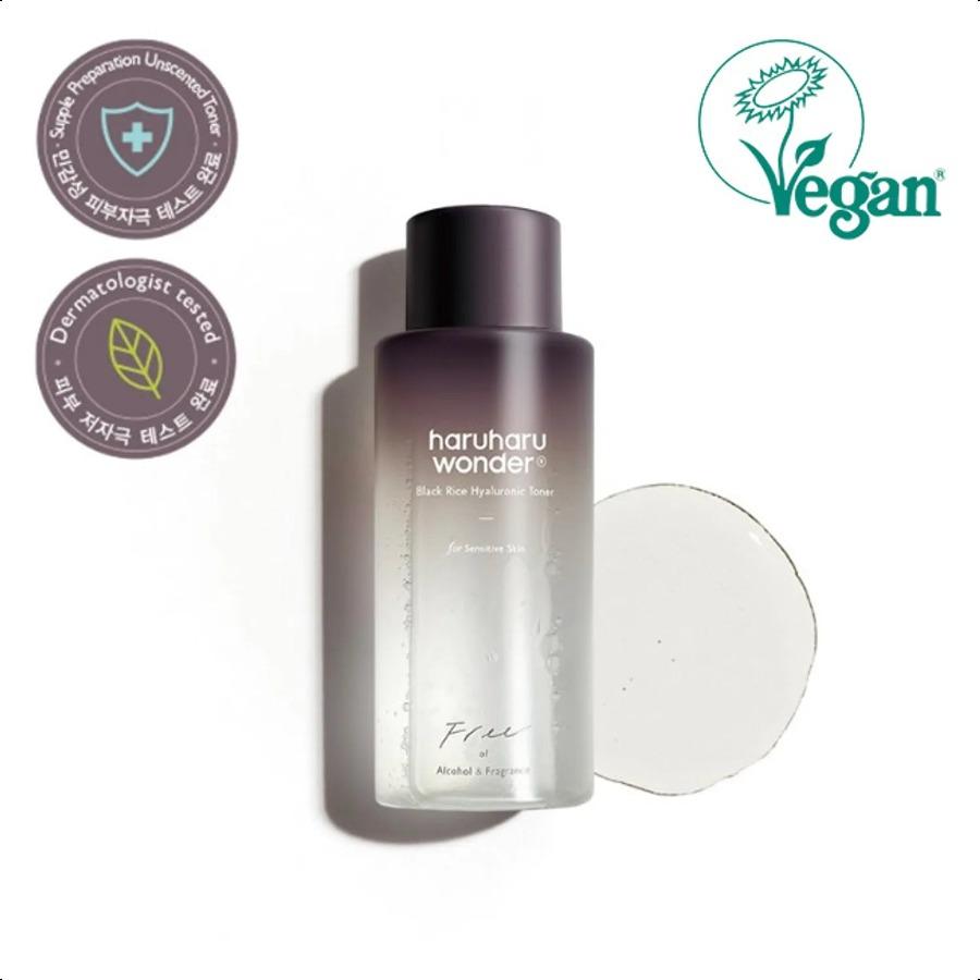 Haruharu wonder Black Rice Hyaluronic Toner Free of Alcohol Fragrance 150ml Toner 150ml