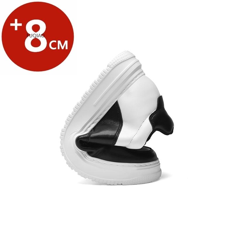 Men Women Elevator Shoes Heighten Increase Invisible 8cm Height Increasing Sports Chunky Sneakers Taller Lift Shoes Luxury