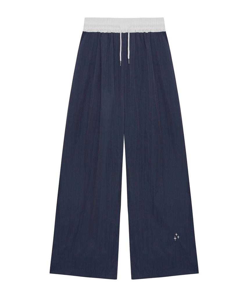 Nupeuebeullu Neb Two Tone Nylon Pants (Navyblue)