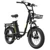Electric Bike Adult KOOLUX 20" 750W Motor Top Speed 50Km/h 48 V 25AH Max Range 120Km Load 120Kg Black X7