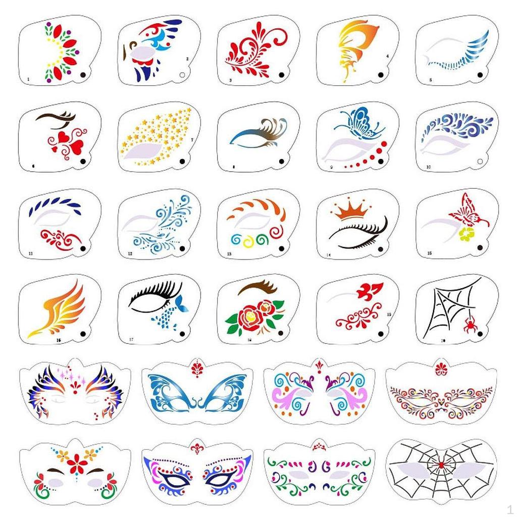 Carnival Face Stencils Eye Painting Templates for Children Adults Kids Festivals – buy the best products in the Coolbe online store carnival-face-stencils-eye-painting-templates-for-children-adults-kids-festivals-buy-the-best-products-in-the-coolbe-online-store