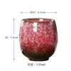 Kiln Change Handmade Ceramic Tea Cup Janpanese Creative Household Master Mugs Kung Fu Single Cup Drinkware Teaware Accessories
