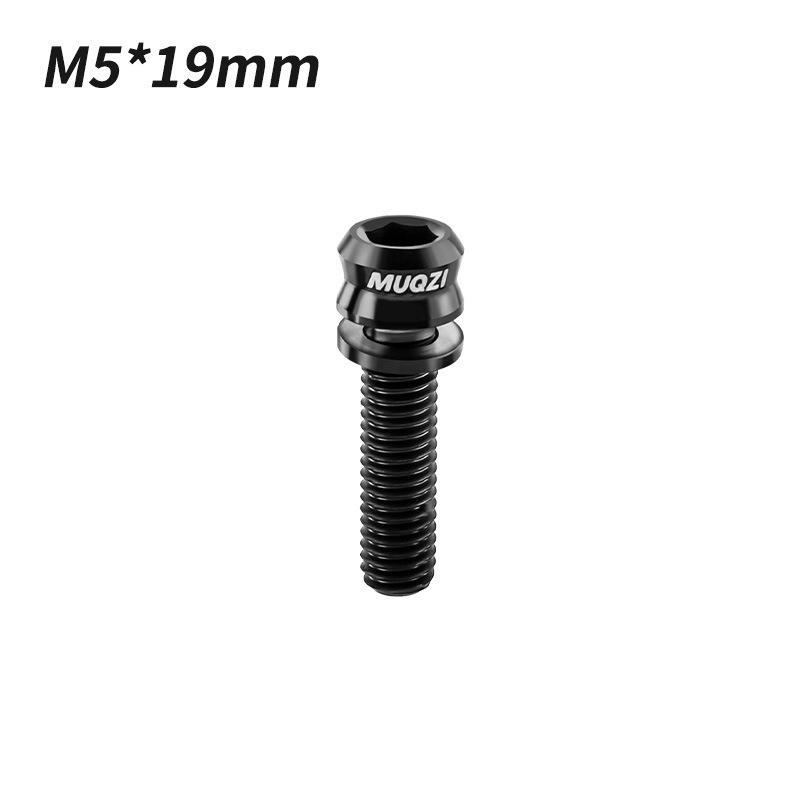 1/2Pcs Titanium Bolt M5X17Mm M5X19Mm Bicycle Nut Titanium Alloy Stem Bolts Road Folding Bike Screw Accessories