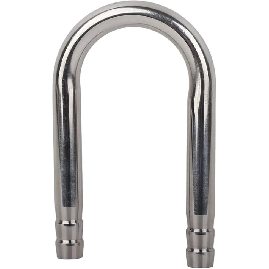 

HEEPDD Нержавіюча сталь Риб яча U-подібна трубка, U-подібний з єднувач трубки для акваріумної CO2 кисневої трубки 3 points