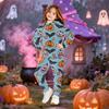 Kids Hoodie and Pants Set Halloween Print Pullover Sweatshirt for Boys Girls