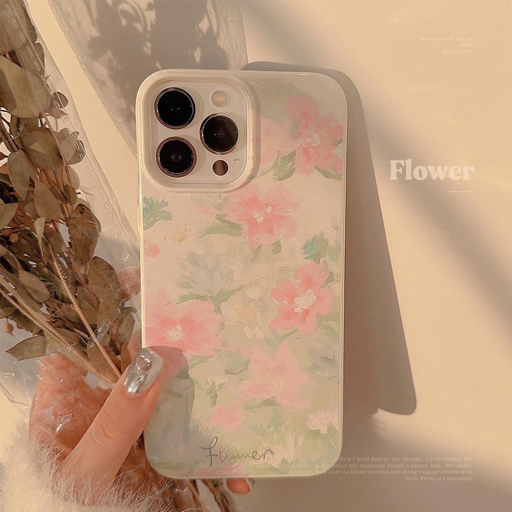 Art Oil Painting Style Case for iPhone 13 iPhone 15 iPhone 16 Pro Max