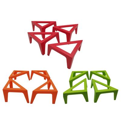 4Pcs Stable Canvas Stands Portable Risers For Pouring Paintings  Board Support Small Desk Easels Canvas Painting Display Stand