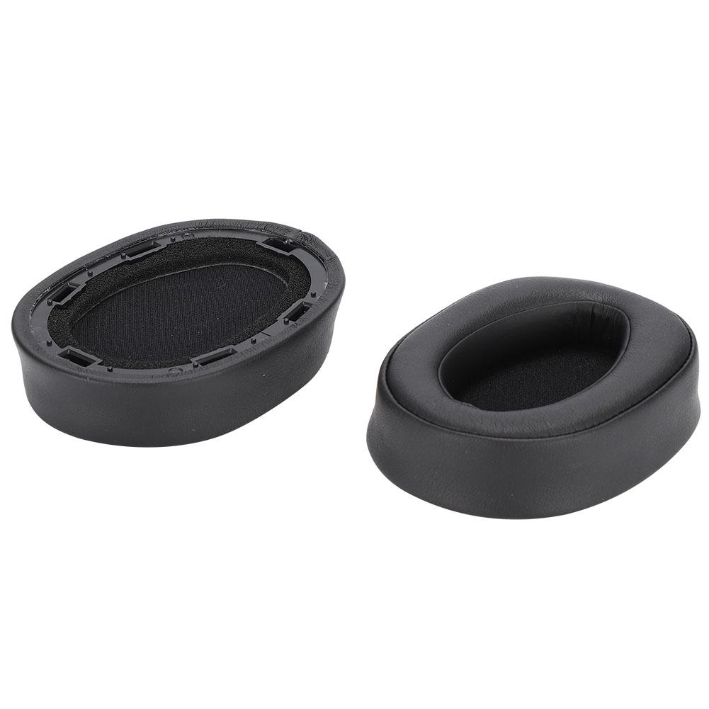 1 Pair Portable Protein Earphone Headset Replacement Earpads Accessory for Sony MDR 100ABNblack