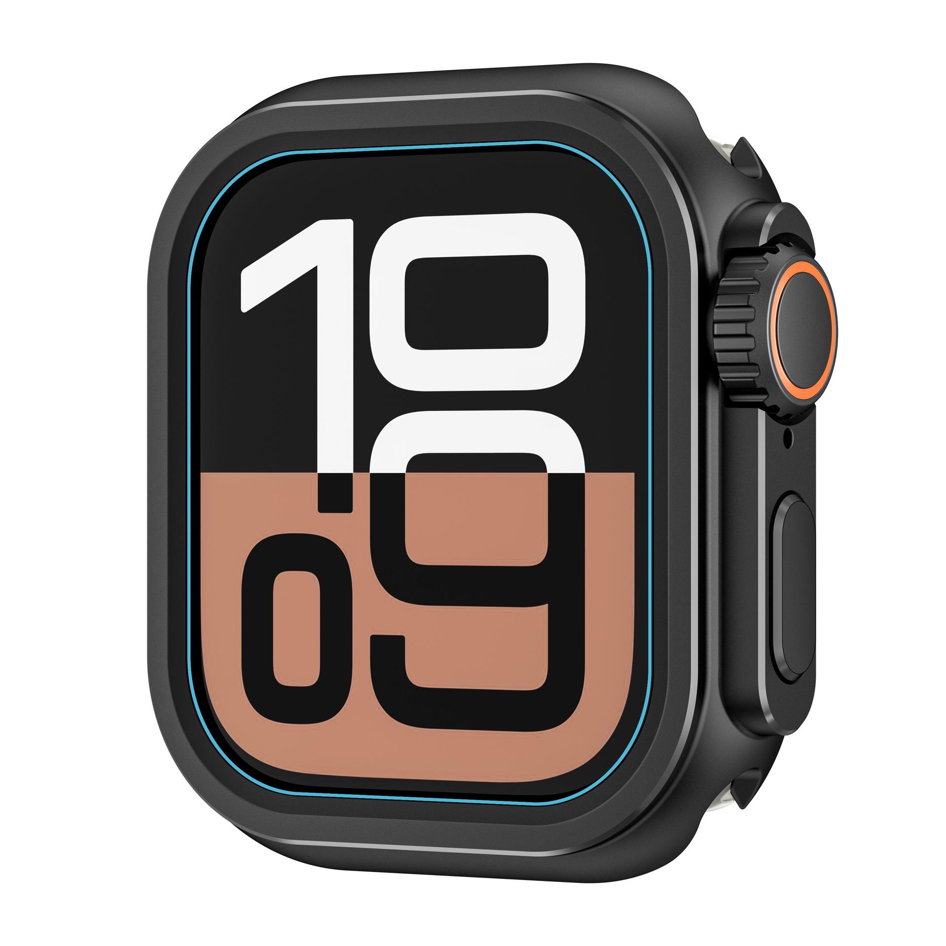 

Оригинальный металлический защитный чехол для Apple Watch Ultra 10-го поколения 46 мм 44MM (compatible with Series 4/5/6/SE)