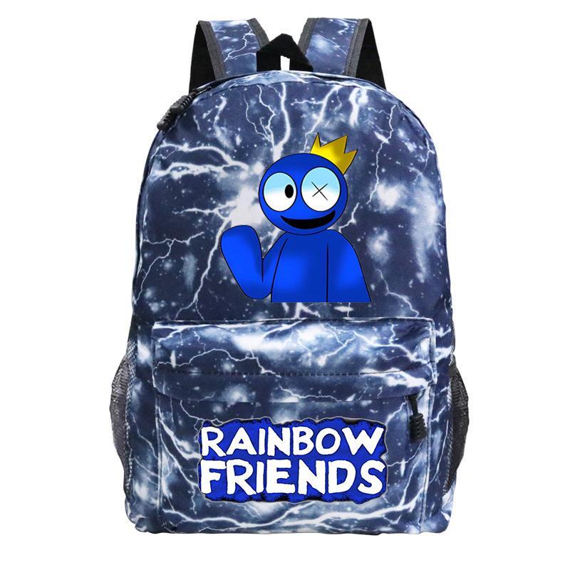 Game merchandise Cartoon print Junior high school student High school bag Outdoor leisure travel Backpack