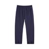 Li-Ning Fashionable Versatile Breathable Short Sleeve Comfortable Long Pants Casual Set Unisex sets Standard-White Sailor-Blue A87-1+V809-2