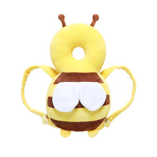 Babylaufschutz Rucksack Verstellbarer Brustgurt Atmungsaktive Polsterung Niedlicher Anti-Sturz-Sicherheitshut für krabbelnde Säuglinge 5-24 Monate