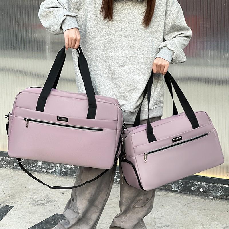 Women's Simple Casual Casual Outing Shoe Bin Large Capacity Hand-heat Travel Bag Dry and Wet Separation Can Be Used To Pull Rod Yoga Bag