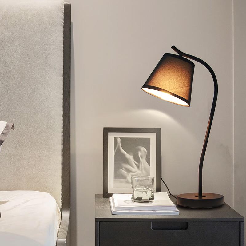 Nordic Fabric Desk Lamp with Remote Dimming