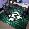 Green Werder Symbol Rug for Living Room, Game Rooms, Office, Bedroom, Office Floor Mat Playful Design, Fan Gifts Christmas Decor