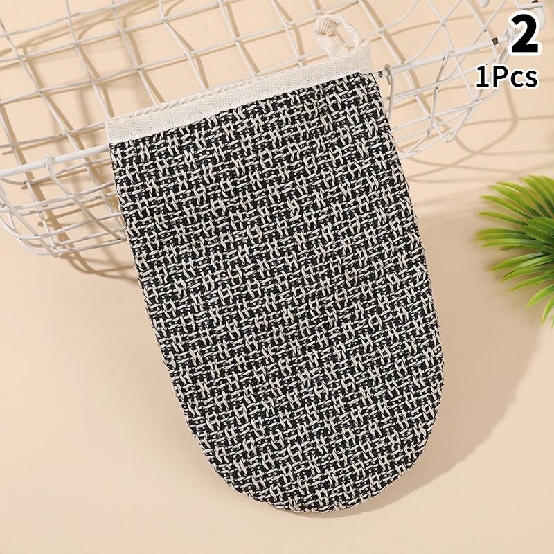 

1 шт. перчатки для душа отшелушивающие мыть кожу спа перчатки для ванны натуральные бамбуковые волокна отшелушивающие мочалки для ванны