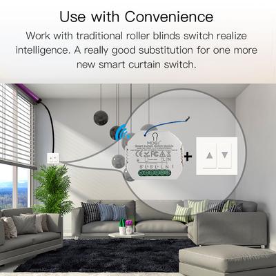 90-250V Curtain Switc Smart Voice Control Graffiti APP Control RF Radio Wifi Household Intelligence System Device