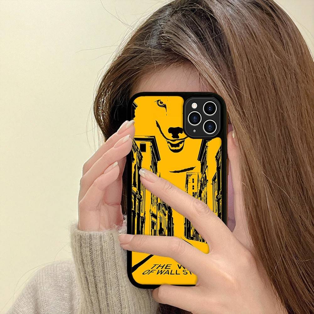 TV The W-Wolf Of W-Wall S-Street For IPhone 17 16 15 14 13 12 11 Pro Max Plus Mini PC+TPU Back Phone Cover