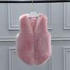New imitation fur plush rabbit fur slim fur slim shoulder vest short imitation fur vest