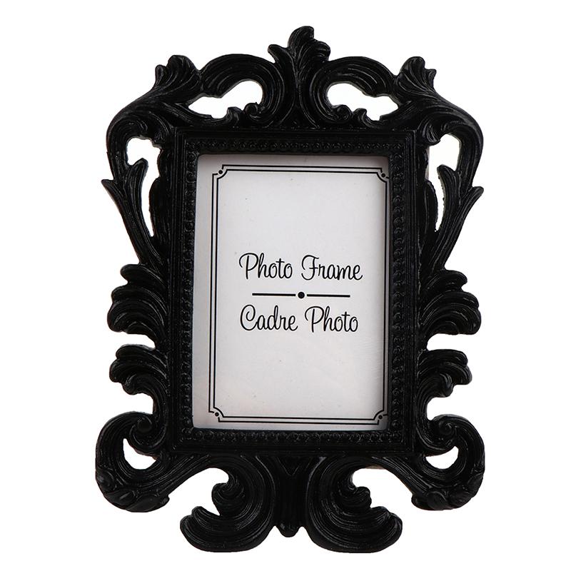 Decorative Flower Retro Photo Frame Wedding Home Decor Desktop Picture Frame Classic Baroque small photo frame