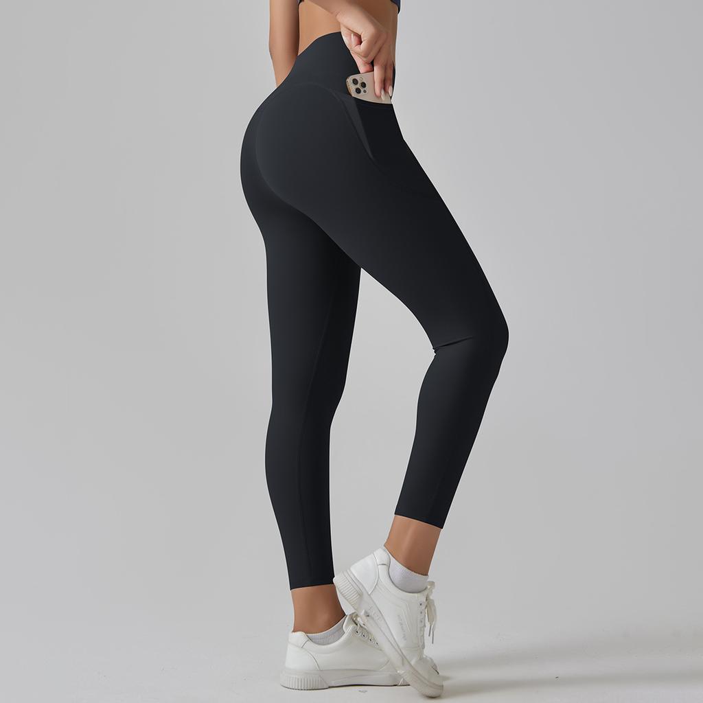 Pantaloni Fitness Elasticizzati Morbidi Legging Yoga Donna Vita Alta - Pantaloni Fitness Elastici Per Allenamento, Palestra E Uso Quotidiano Completo Palestra Donna