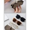 New Sunglasses Bag Portable Eyewear Case Sunglasses Protective Cover Cute Eyewear Clip Women's Minimalist Eyewear Bag