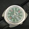 RICOH R31 AUTOMATIC VINTAGE JAPAN MENS GREEN COLOR DIAL WATCH a707739-1