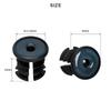 1Pair Bicycle Handlebar Tape With 2 End Plug Anti-Slip Shock Absorption Bar Wraps Fixing Straps PU+EVA Road Bike Handle Belt