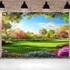 Vibrant Garden Tapestry: Lush Greenery and Blooming Flowers for a Serene Home Decor
