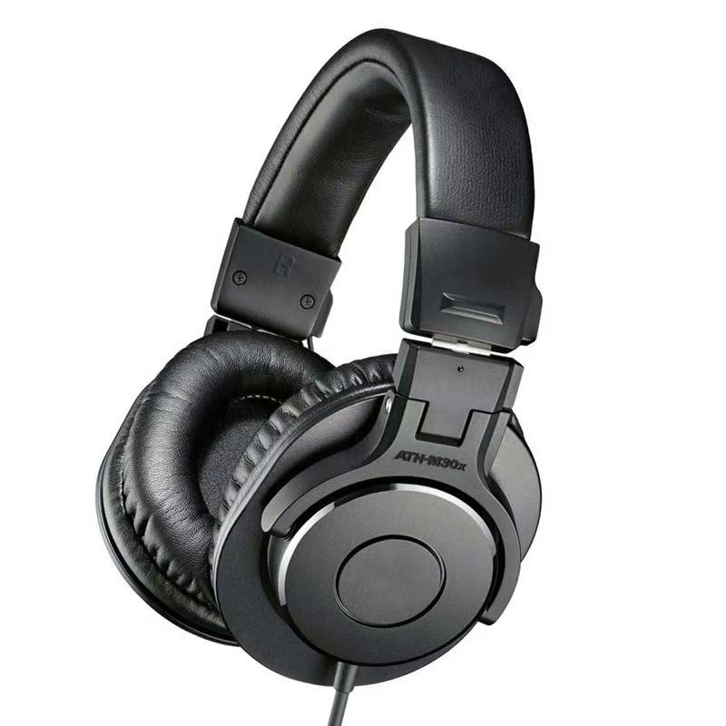 Audio-Technica ATH-M30x Professional Studio Monitor Headphon HIFI Earphones Professional Fully Enclosed Music Game Headphones
