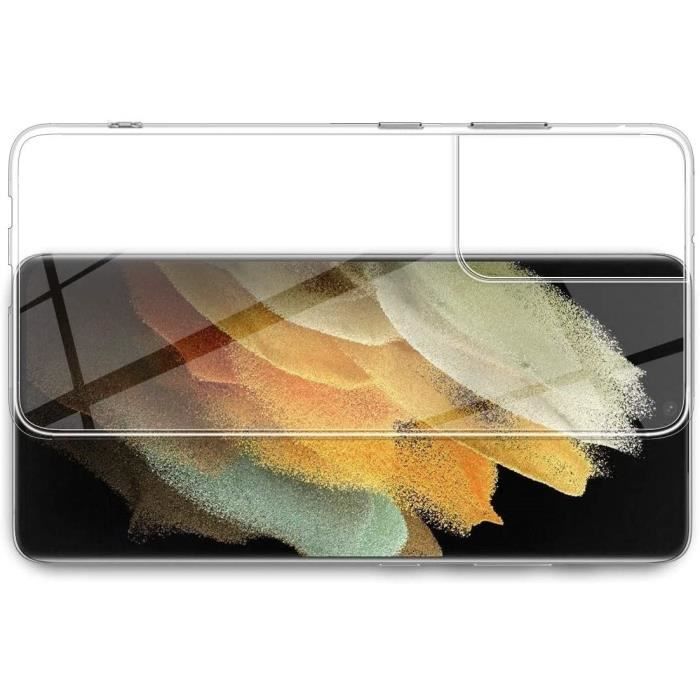 Coque de protection transparente et 2 Verres trempés 3D pour Samsung Galaxy S22 Ultra 5G [Toproduits®]