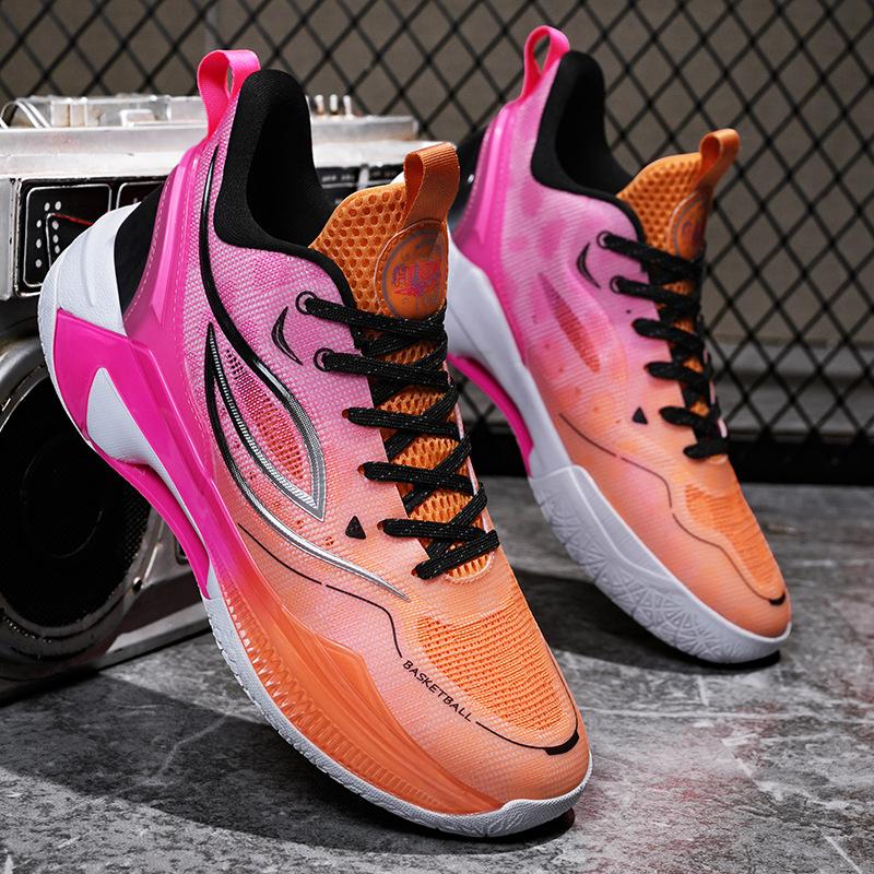 

Баскетбольные кроссовки весна и лето новые нескользящие, износостойкие и амортизирующие низкие для реальной игры профессиональная спортивная обувь мужская студенческая c 45