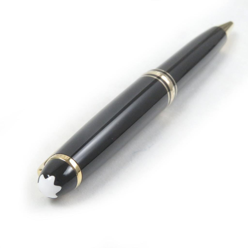 Excellent MONTBLANC Ballpoint pen Meisterstck Classic Twist type Black gold mens Used