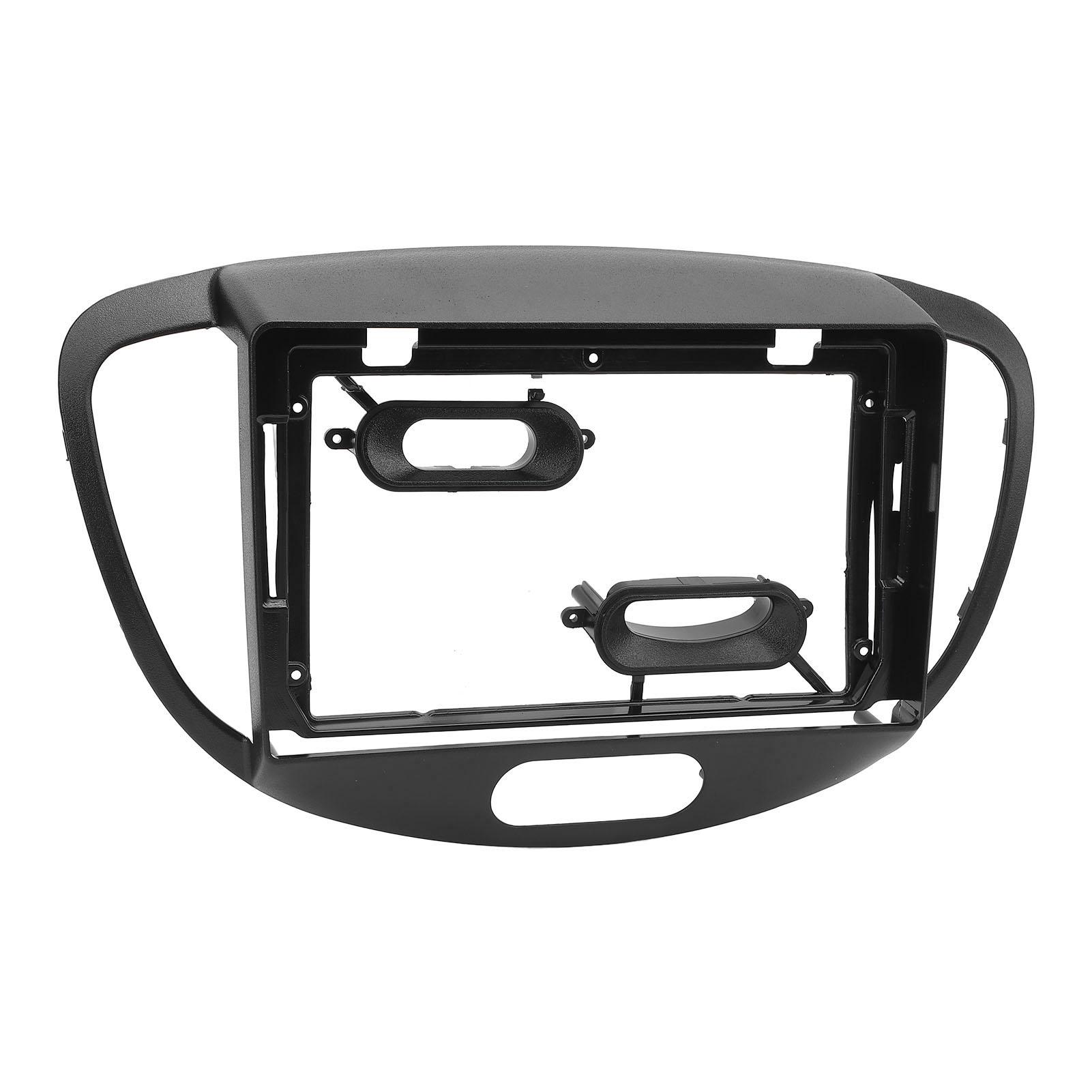 

9-дюймовая автомобильная стерео радио рамка черная защитная точная посадка панель навигационной рамки для I10 2007-