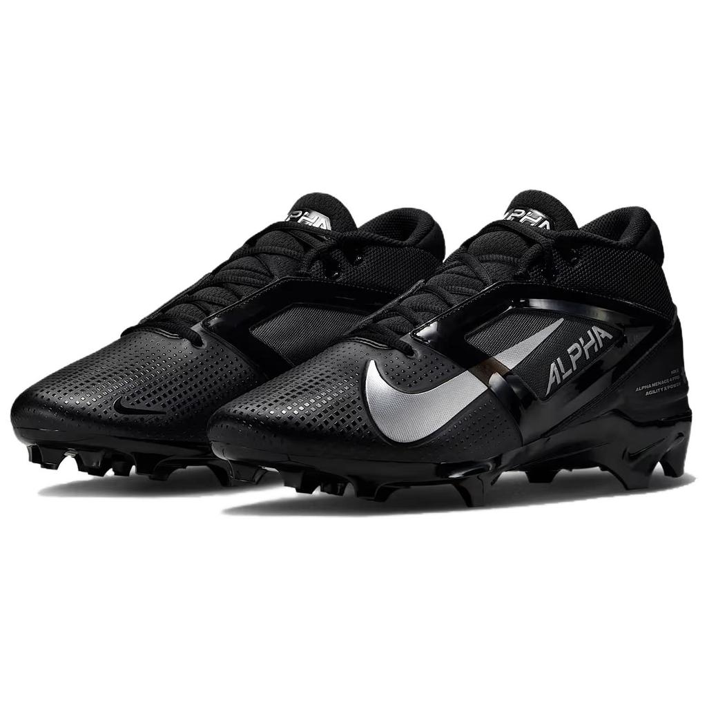 Nike Alpha Menace 4 Pro Soft And Comfortable Soccer Shoes Unisex Black FD7037-002