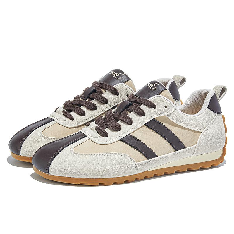 Fashion AIYUQI Women Sneakers Genuine Leather Flat Non-slip German Training Female Shoes Large Size Autumn Casual Girl Forrest Gump Shoe