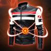 Men Jacket Color Block Long Sleeve Pockets Stand Collar Faux Leather Zipper Coat for Working